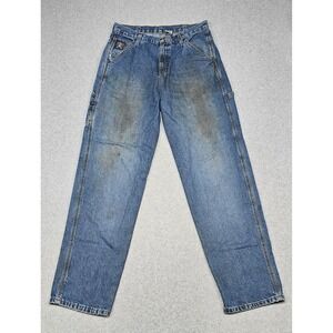 Cinch Blue Label Carpenter Jeans Men 34x34 Relaxed Straight Western Cowboy